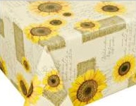 Obrusy s textilným podkladom 