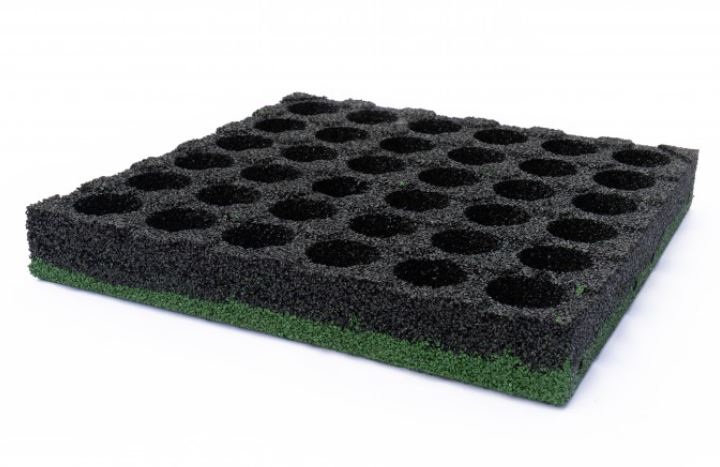 Gumová dlažba Petra 500x500x75 mm