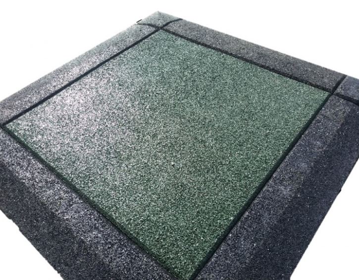 Gumová nábehová hrana priama 500x107x25 mm