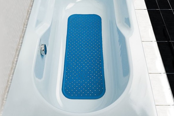 Protišmyková podložka do vane 76x34 cm tmavozelená