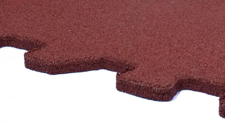 Gumová dlažba Lea puzzle 500x1000x20 mm