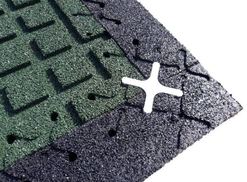 Spojovací kríž ku gumovej dlažbe