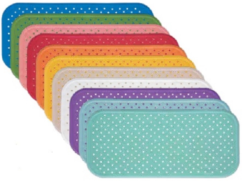 Protišmyková podložka do vane 76x34 cm ružová