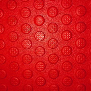 Protišmyková gumová rohož Danny červená