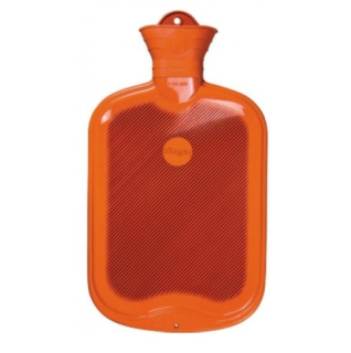 Termofor - Gumová zahrievacia fľaša 2 l oranžová