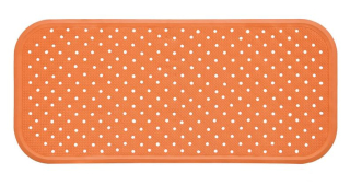 Protišmyková podložka do vane 76x34 cm oranžová