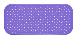 Protišmyková podložka do vane 76x34 cm fialová