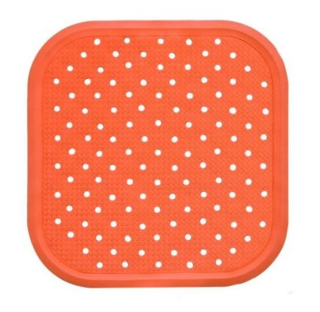 Protišmyková podložka do sprchy 56x56 cm oranžová